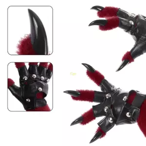 Cute Plush Cats Paws Gloves Soft Padded Cosplay Accessories 5 Colors Available