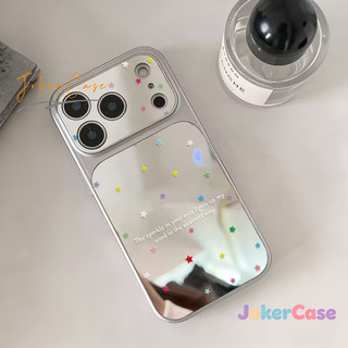 Ốp Lưng Cho IPhone 17 16 15 11 12 13 14 Pro Max 7 15 16 8 Plus XR XS MAX Vỏ gương trang điểm thời trang ngôi sao nhỏ