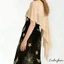 Khăn Choàng Poncho Nữ Sheer Mesh Màu Trơn Cổ Tròn Viền Bất Đối Xứng