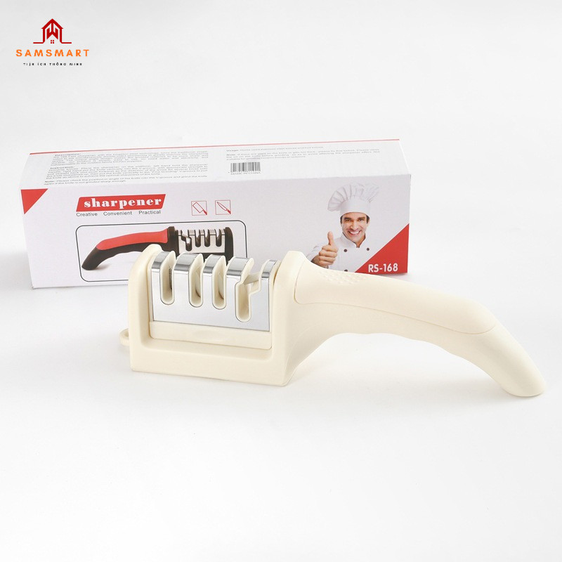 Dụng Cụ Mài Dao Kéo 3 Giai Đoạn – Cầm Tay Tiện Lợi, Mài Nhanh Sắc Bén, Đa Năng
