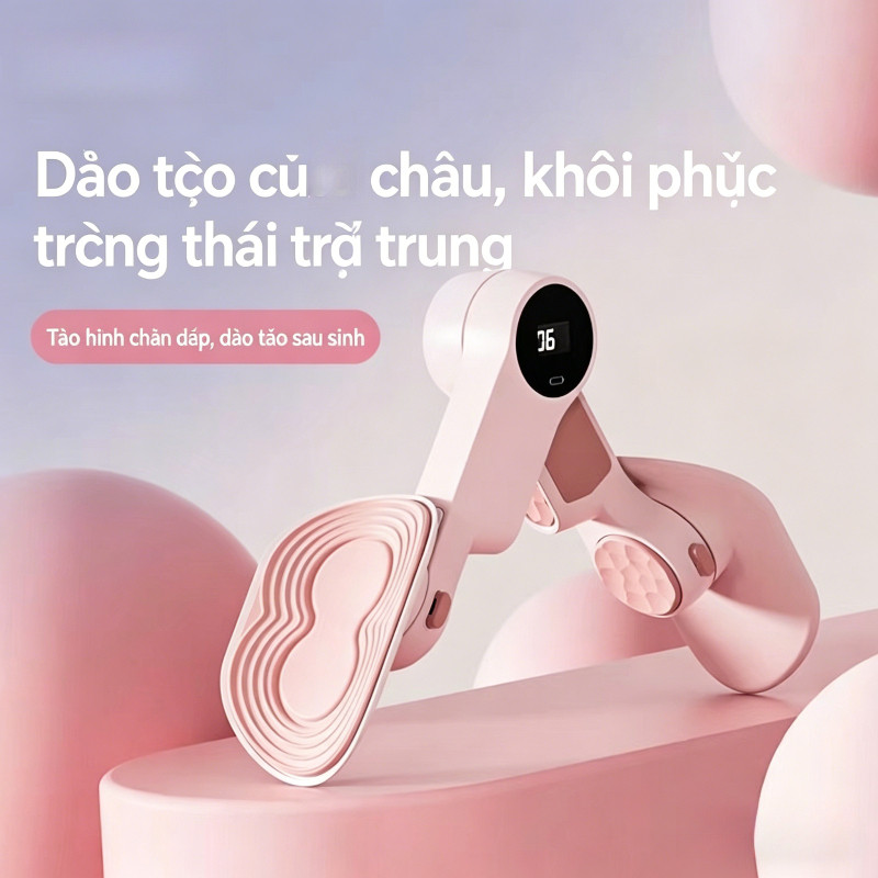 Máy Tập Cơ Chậu– Dụng Cụ Tập Cơ đùi Và Mông đa Năng,  Màn Hình đếm, Phục Hồi Sau Sinh, Dùng Tại Nhà Cho Cả Nam Và Nữ