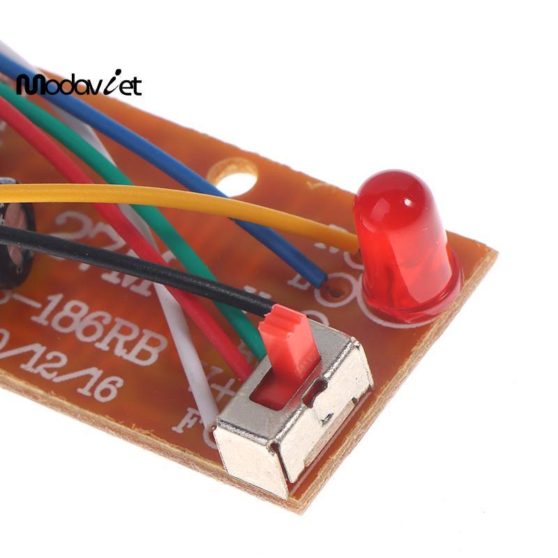 [modavietnamshop] 4CH RC Điều khiển từ xa Bộ thu phát PCB mạch 27 MHz Hệ thống vô tuyến cho xe RC Đẹp