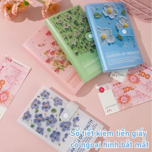Sổ Sưu Tập Tiền Giấy 3D Sơn Dầu Lưu Trữ Sổ Tiết Kiệm Lưu Tiền Mặt Sưu Tập Tiền Kỷ Niệm