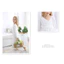 Bé Gái Phong Cách Công Chúa Cổ Chữ V Chắc Chắn Trắng Dài Tay Đồ Ngủ Trẻ Em Cotton Váy Ngủ