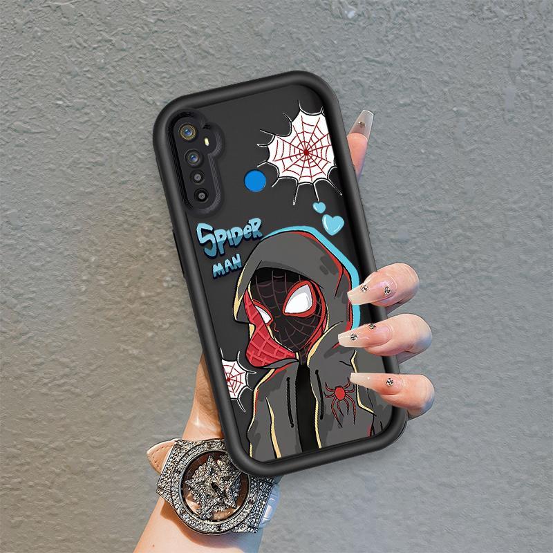 Ốp Lưng Cho Realme 5 5i 5S 6i Phim Hoạt Hình Silicon Mềm Ốp lưng TPU Spider Man Cool Boy Angel Eye Chống Sốc Ốp Lưng