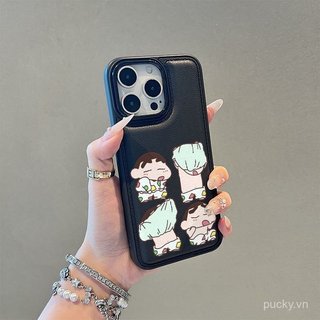 Ốp Điện Thoại Da Anime Tháo Quần Áo Bé Trai Thích Hợp Cho iPhone 17promax 16promax 15promax 17 16 15 14 plus 14promax 13 12 11 promax Vỏ Bảo Vệ Chống Sốc