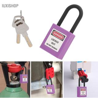 iuxishop An toàn Tagout Khóa cách điện Ổ khóa chùm ngoài trời cho điện khí nén thủy lực (màu xanh lá cây)