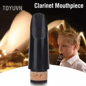 Toyuvn Ống ngậm Clarinet ABS chuyên nghiệp Nút chai Clarinet Dễ dàng chơi nhạc Jazz Âm thanh tươi sáng Màu đen