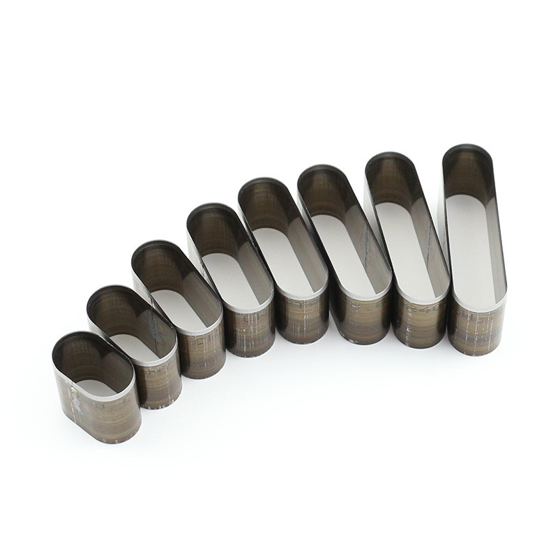 Hình Bầu Dục Cắt Khuôn Dao Lỗ Phẳng Dao Handmade Tự Làm Da Hàng Hóa Hành Lý Thẻ Tai Chết Dụng Cụ Cắt SXST