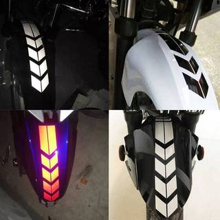 Any2Get5% tắt Đa Năng Xe Máy Phản Quang Stiers Xe Máy Xe Tay Ga Mũi Tên Sọc Fender Đề Can Cảnh Báo Chống Nước Trang Trí