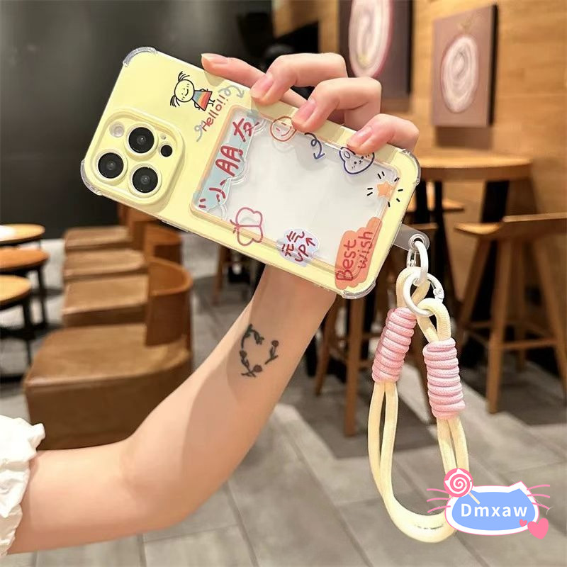 Ốp điện thoại đựng thẻ cặp đôi ngộ nghĩnh cho Redmi Note 14 13 12 11 Pro Plus 11S 10 Pro Max 10S 8T 8 Pro 5G 4G Vỏ mềm hoạt hình chống rơi