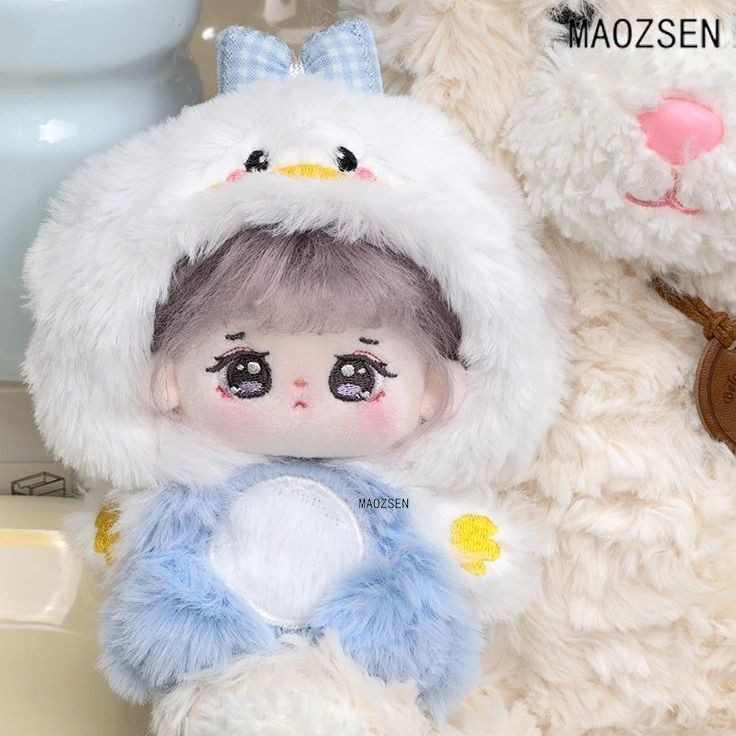 Quần Áo Cho Bé 10cm Sang Trọng Đồ Chơi Dễ Thương Vịt Jumpsuit Cotton Búp Bê Thay Thế Quần Áo Búp Bê Quần Áo