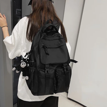 Women's Woven Straw Bag – Water-Resistant, for School