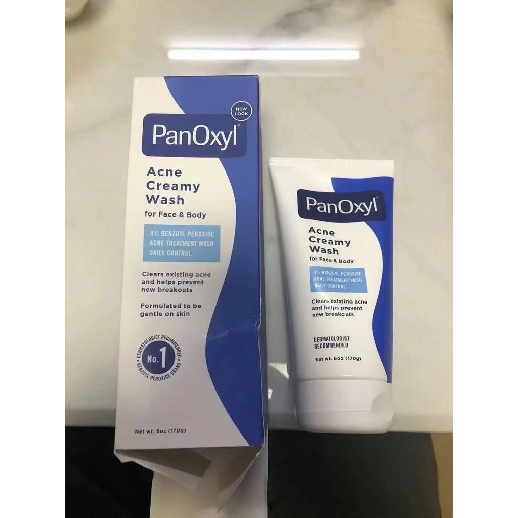 PanOxyl Loại Bỏ Bọt Sữa Rửa Mặt 10% Peroxide Benzoamide Amino Acid Kiểm Soát Dầu 4% Sữa Rửa Mặt 12.18