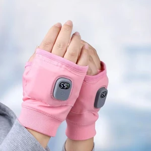 Yoo 1 Đôi Găng Tay Làm Nóng Điện Có Thể Sạc Lại Làm Nóng 360 Độ Chống Gió