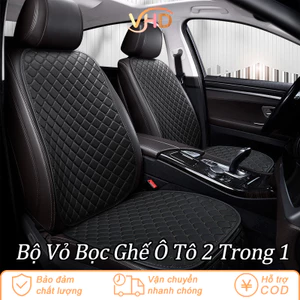 Vỏ Bọc Ghế Ô Tô Trước/Sau Bằng Da - Đệm Ghế Đa Năng Thiết Kế Công Thái Học & Tối Giản, Bảo Vệ & Nâng Tầm Nội Thất