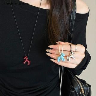 Vòng cổ mặt ngựa vintage với men đa sắc - Trang sức đơn giản, phù hợp làm quà tặng