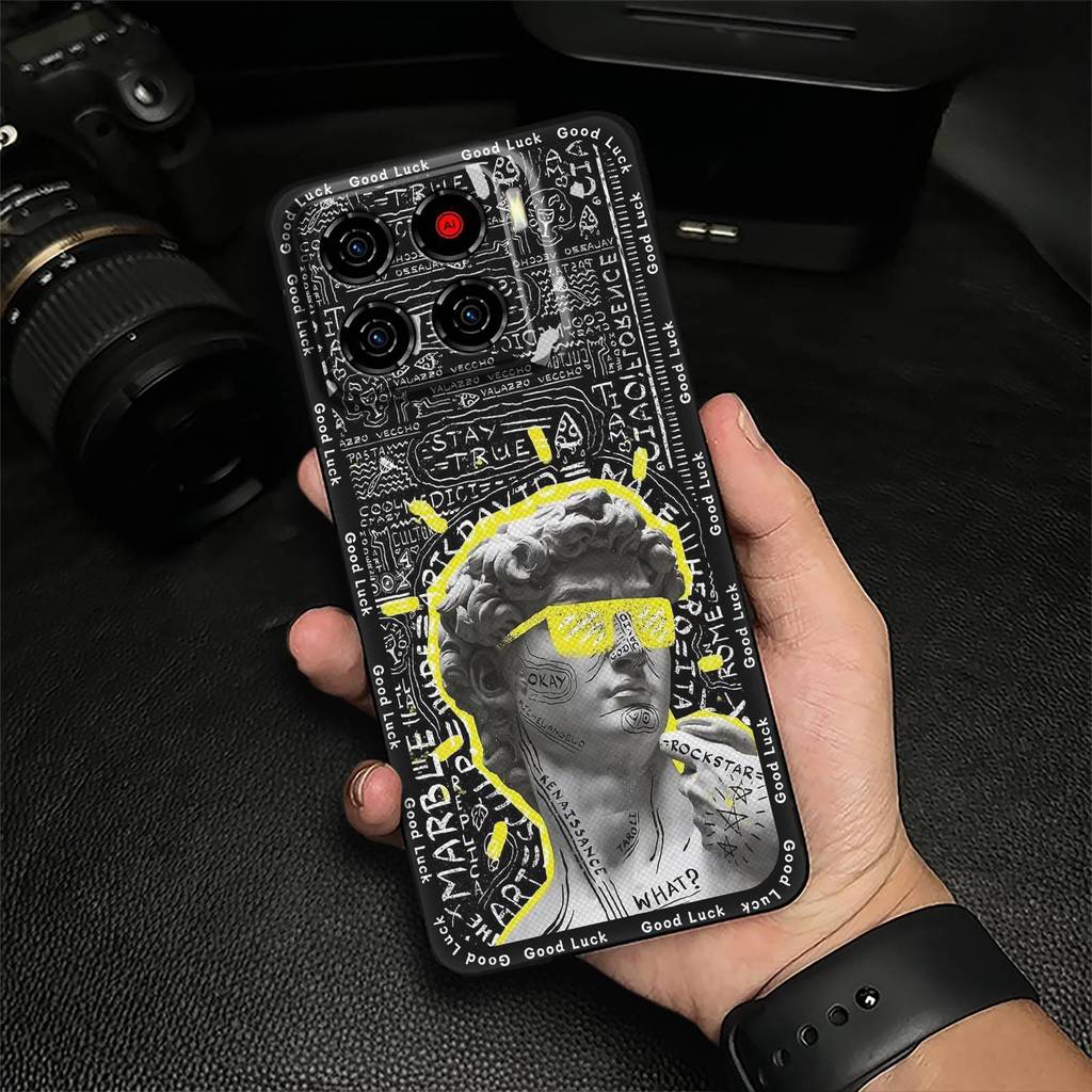 Ốp lưng TPU mềm cho ZTE Blade A56 4G / Z2473, thiết kế hoạt hình, bảo vệ toàn bộ, bền, chống va đập, chống bụi, chống thấm