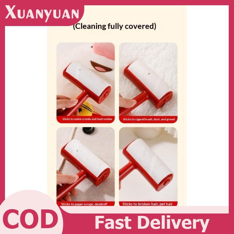 XUAN Mới Có Thể Xé Cuộn Giấy Con Lăn Bụi Khăn Lau Tóc Thú Cưng Quần Áo Thảm Tousle Tẩy Di Động Có Thể Thay Thế Bàn Chải Làm Sạch Công Cụ VN