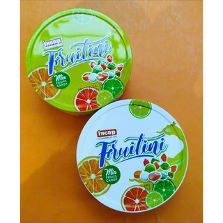 Kẹo Trái Cây Incap Fruitini Hộp Tròn 100g, Kẹo Nhập khẩu Ý Cao Cấp, Phù Hợp Làm Giỏ Quà Tết