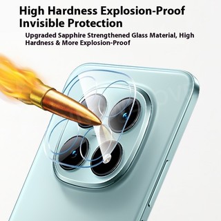 3 Miếng Phim Bảo Vệ Ống Kính Máy Ảnh 3D Cho Redmi Note 15 Pro + Pro Plus POCO M8 Pro 5G 4G 2025 Trong Suốt Kính Cường Lực Bảo Vệ Toàn Diện Mặt Sau