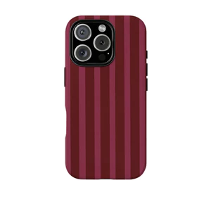 Sọc Đỏ Đơn Giản Thích Hợp Cho iPhone 7 8 X XS XR XSMAX 11 12 13 14 15 16 17 Pro max Plus Vỏ Cứng Hai Lớp Chống Sốc Chống Sốc Chống Sốc Bao Gồm Tất Cả