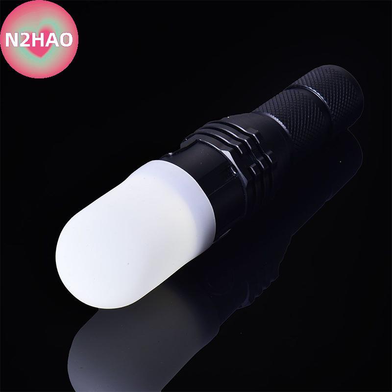 N2HAO 2 Chiếc Silicon Đàn Hồi Đèn Pin Lampshade Cho SP31 SP35 IF22A C8G IF25A SP36 S2 C8 EA01 TS21 Q8 14-75MM Đèn Pin n