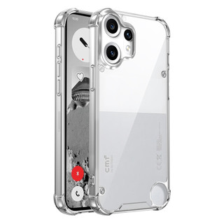 Không có gì CMF Điện thoại 1 / 2 Pro 5G Ốp lưng cứng pha lê trong suốt chống rơi 4 chiếc Vỏ mỏng chống sốc