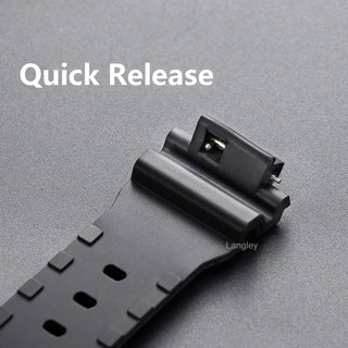 Dây đeo đồng hồ phát hành nhanh cho Casio G-shock GA-2100 2110 Dây đồng hồ cao su bằng nhựa silicon màu đen 16mm GA2110 GA2100 dành cho nam giới Phụ kiện đồng hồ đeo tay