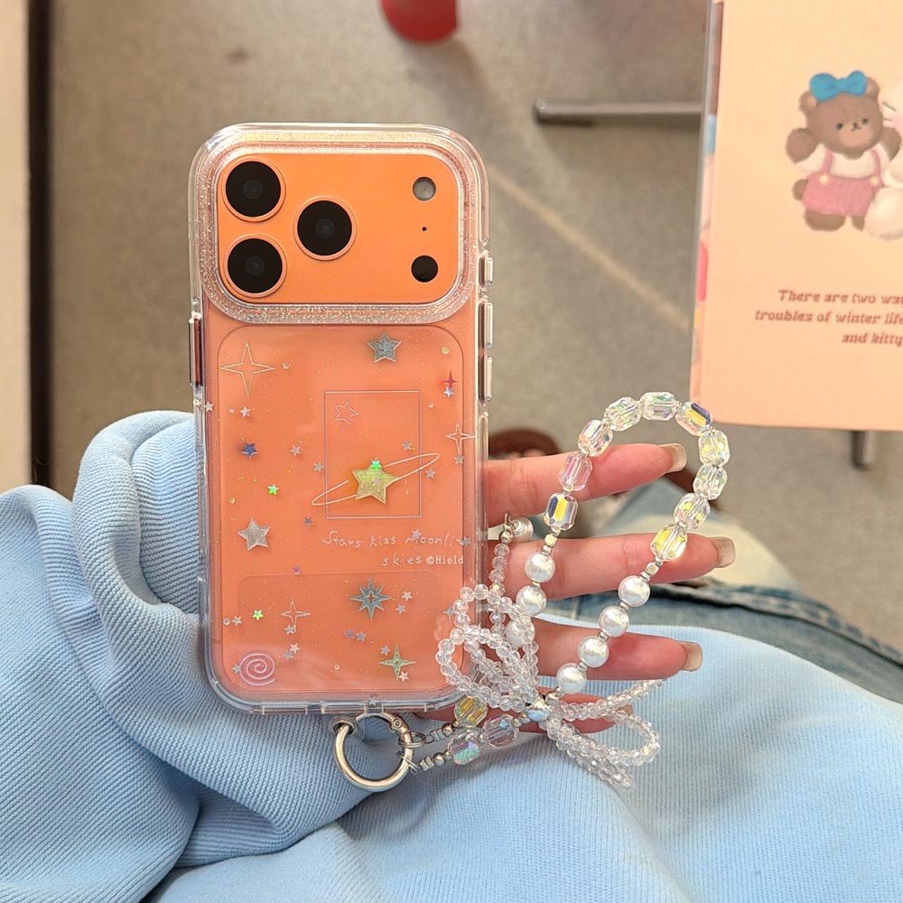 Ốp Lưng Cứng Tương Thích Với iPhone 13 14 14Pro 14ProMax 15 15Pro 15ProMax 16 16Pro 16ProMax 17 17Pro 17ProMax Vỏ Họa Tiết Ngôi Sao Thiên Hà