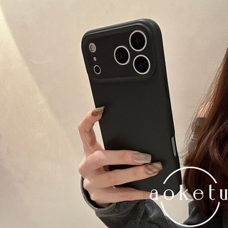 Silicon mờ thân thiện với da thích hợp cho vỏ điện thoại Apple 17promax iPhone 17pro mới 17 màu trơn đơn giản 17 Vỏ bảo vệ cao cấp mềm và chống rơi