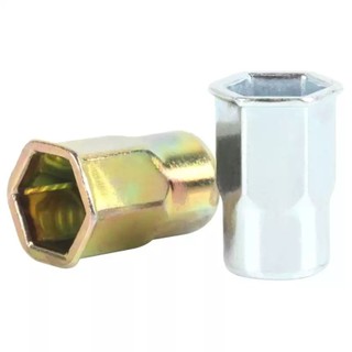 đai ốc rút, ecu rivet rút, tán rút các loại/Tán ecu rút Mạ kẽm size  M3M4M5M6M8M10M12 【LXY-G1】