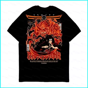 Áo Thun Unisex Hình Itachi Uchiha Naruto Phù Hợp Mọi Size