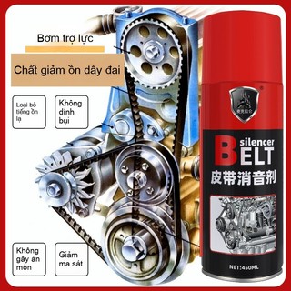 Chất bôi trơn giảm ồn cho nhiều loại dây curoa Belt Silencer, Bôi Trơn, Bảo Dưỡng, Cánh Cửa, 450ml, Dây Curoa