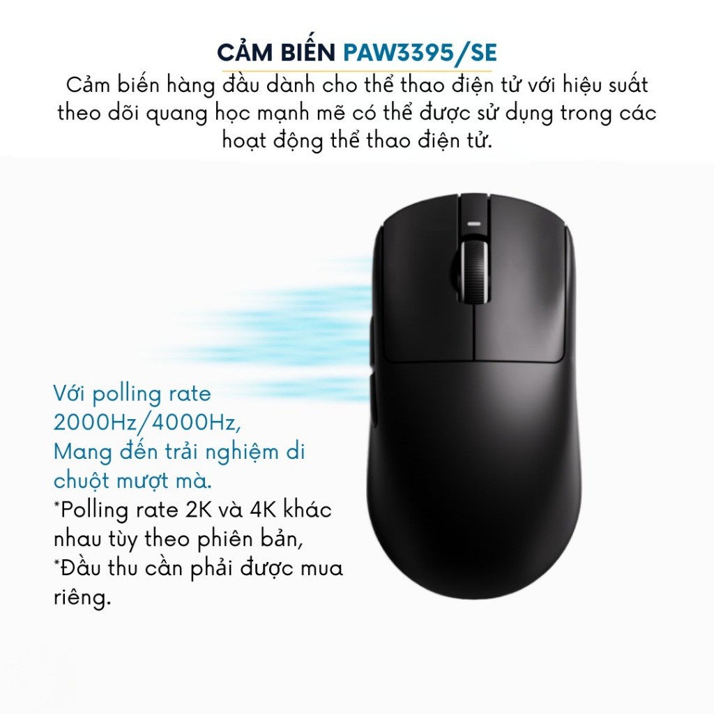 [⚡NEW Cực Hot] Chuột Gaming Không Dây VXE R1 SE Plus - PAW3395 SE & PIN 130H - Hiệu Năng Esport- 40G | BigBuy360 - bigbuy360.vn