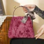 Túi xách nữ sợi mây thơm 66789 / Túi xách nhung Jacquard / 21 * 10 * 17cm / Ly hợp tiệc sườn xám cổ / Khăn lụa nhung Túi vuông nhỏ