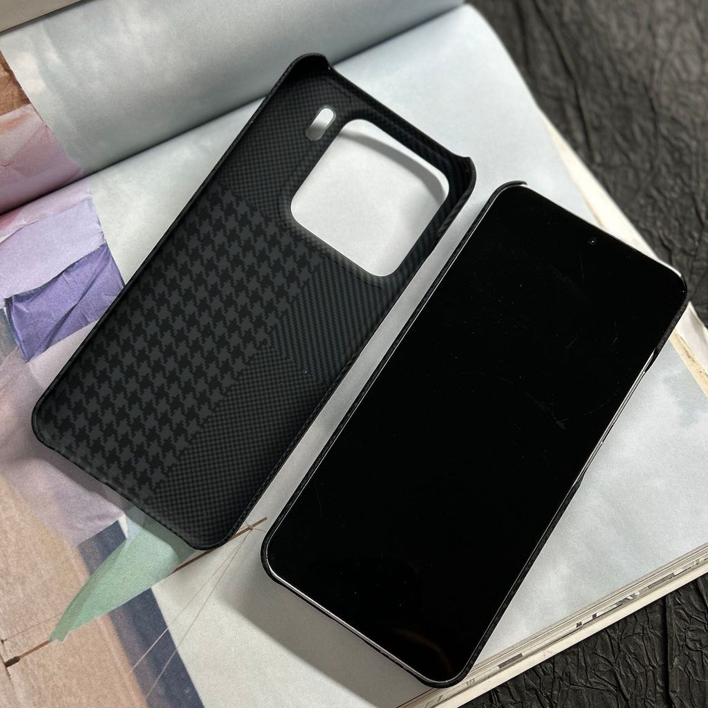 Ốp Điện Thoại Xiaomi 14 15ultra / 14 15 Pro Lỗ Lớn Nửa Gói Cứng Chống Sốc