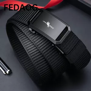 Thắt lưng FEDAOG Nylon phong cách hoang dã, khóa tự động - Thương hiệu sang trọng cho doanh nhân