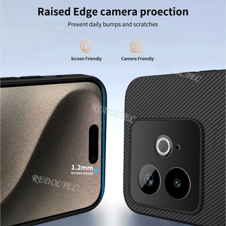 Realme GT 7T GT7 Da Chống Sốc Họa Tiết Sợi Carbon Vỏ Từ Tính Realme GT 7T GT7 T Vỏ Điện Thoại Sạc Không Dây
