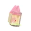 COO Lovely House Shape Bàn chải đánh răng Giải pháp lưu trữ Giá đỡ tổ chức với thiết kế gắn tường Giữ bàn chải khô và sạch sẽ