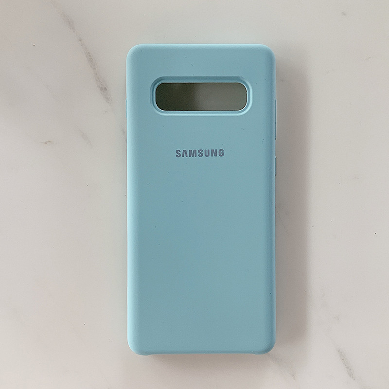 Ốp điện thoại Samsung S10 Vỏ silicon lỏng cho Galaxy S10E S10 + S 10 S10Plus Vỏ bảo vệ chống sốc lưng mỏng mềm có hộp