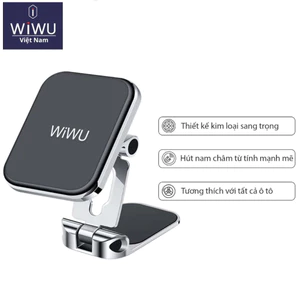 Giá Đỡ Điện Thoại Ô Tô WIWU CH023 Xoay 360 Độ - Hợp Kim Nhôm Gấp Gọn, Nam Châm Hút Từ Tính Siêu Mạnh