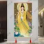 Mới Phong Cách Trung Quốc Tranh Trang Trí Quần Áo Vàng Biển Nam Quan Âm Chân Dung Lối Vào Cửa Hàng Giữa Hội Trường Thờ Treo Tường Nâng Cao 4.8