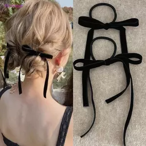Barrettes nơ họa tiết hoa thanh lịch, phù hợp cho nữ thỏ thời trang