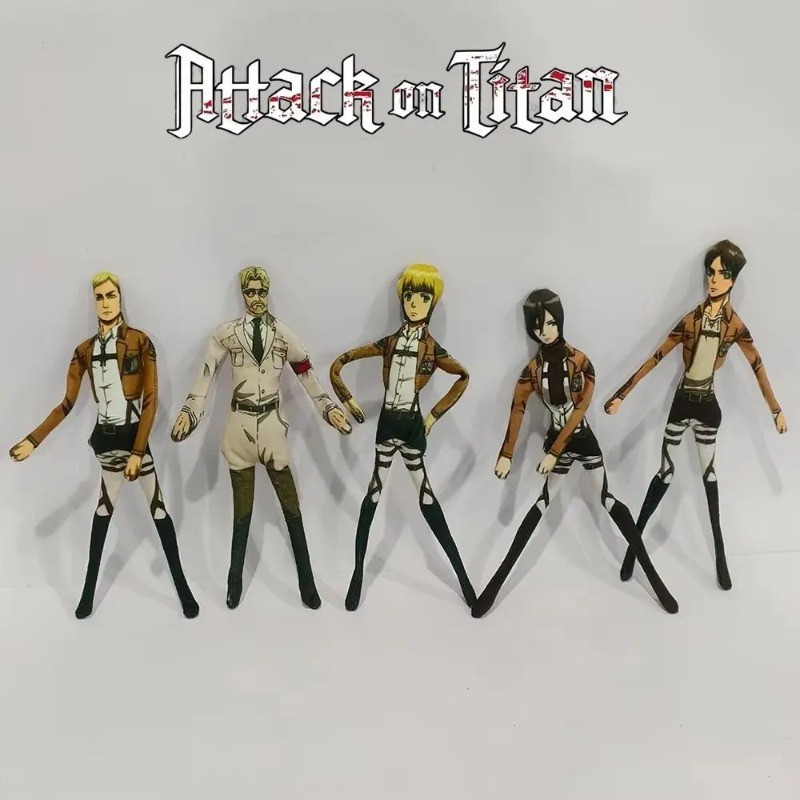 Anime Tấn Công Titan Levi Ackerman Cosplay Búp Bê Sang Trọng Nhồi Bông Hình Búp Bê Trang Trí Phòng Trừu Tượng Chung Di Động Unisex Quà Tặng