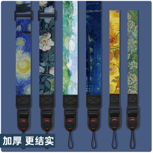 Van Gogh Dây Đeo Máy Ảnh Ngang Mở Rộng Fuji Canon Sony Polaroid Phát Hành Nhanh SLR Dày