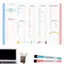 Baby First Foods Tracker Nam châm tủ lạnh với 2 bút từ tính có thể lặp lại Công cụ lập kế hoạch bữa ăn từ tính cho bé sonlekvn