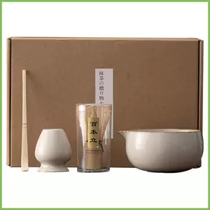 Bộ Matcha Đánh Bóng Và Bát Matcha Whisk 4 Mảnh Matcha Bột Bộ Matcha Đánh Và Giá Đỡ Bộ Bát Matcha Cho gelhvn