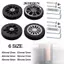 JKDESIGN 2 Chiếc Thay Thế Bánh Xe Đa Năng Di Động Với Vít Vali Phần Trục Cho Hành Lý Với Bánh Xe Viêng Chăn