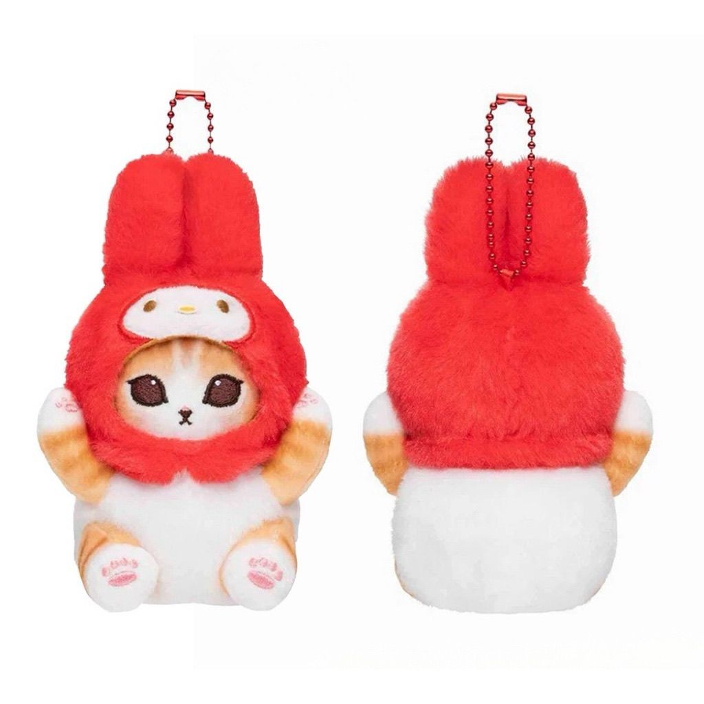 Dễ Thương Kuromi Cá Quế Chó Mèo Chéo Búp Bê Mặt Dây Chuyền Chú Hề Sang Trọng Hoạt Hình Búp Bê Mặt Dây Chuyền